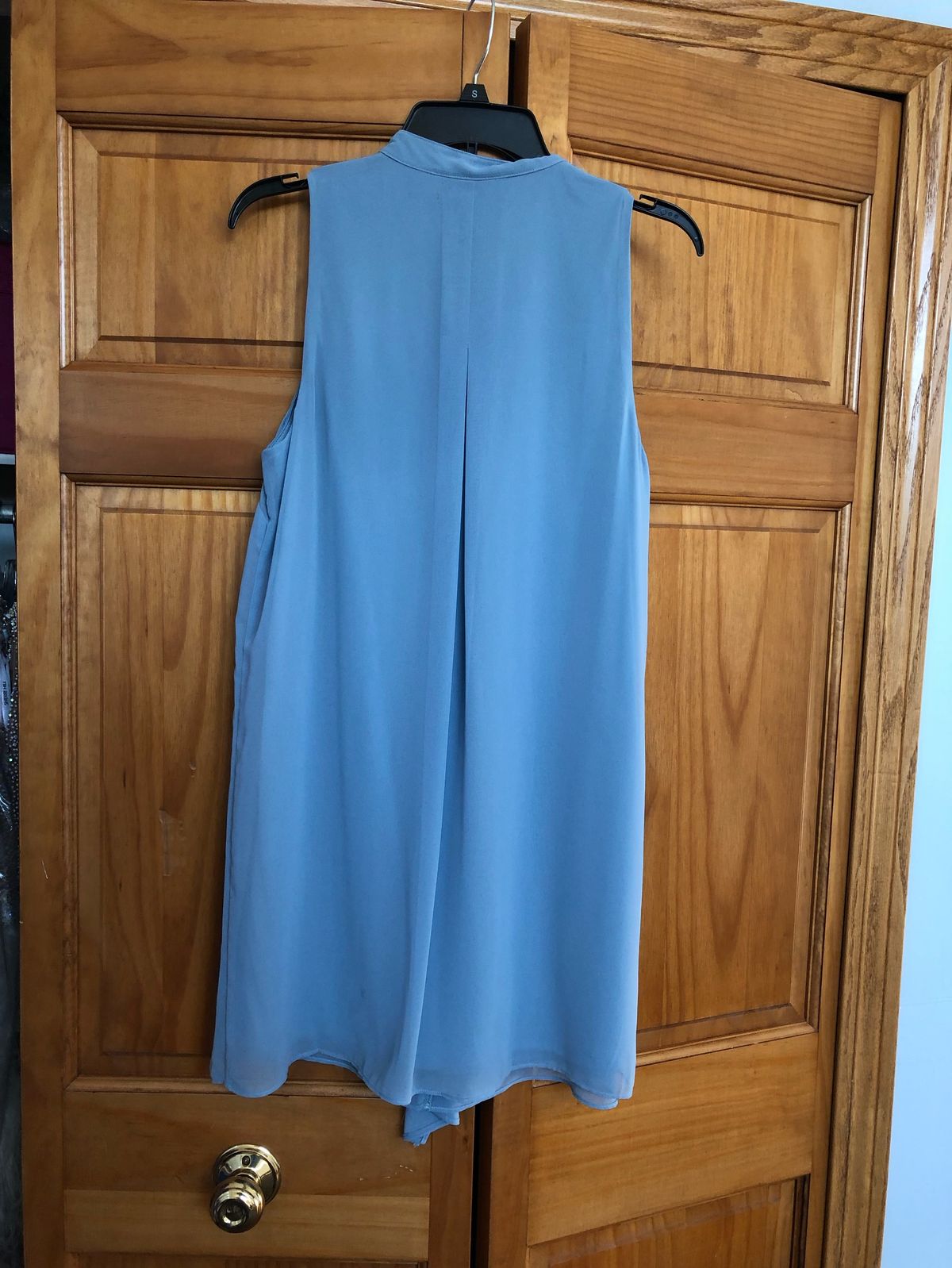 Size 4 Wedding Guest Light Blue Cocktail Dress on Queenly