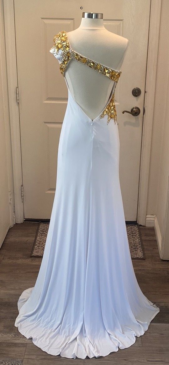 Size 00 Pageant White Cocktail Dress on Queenly