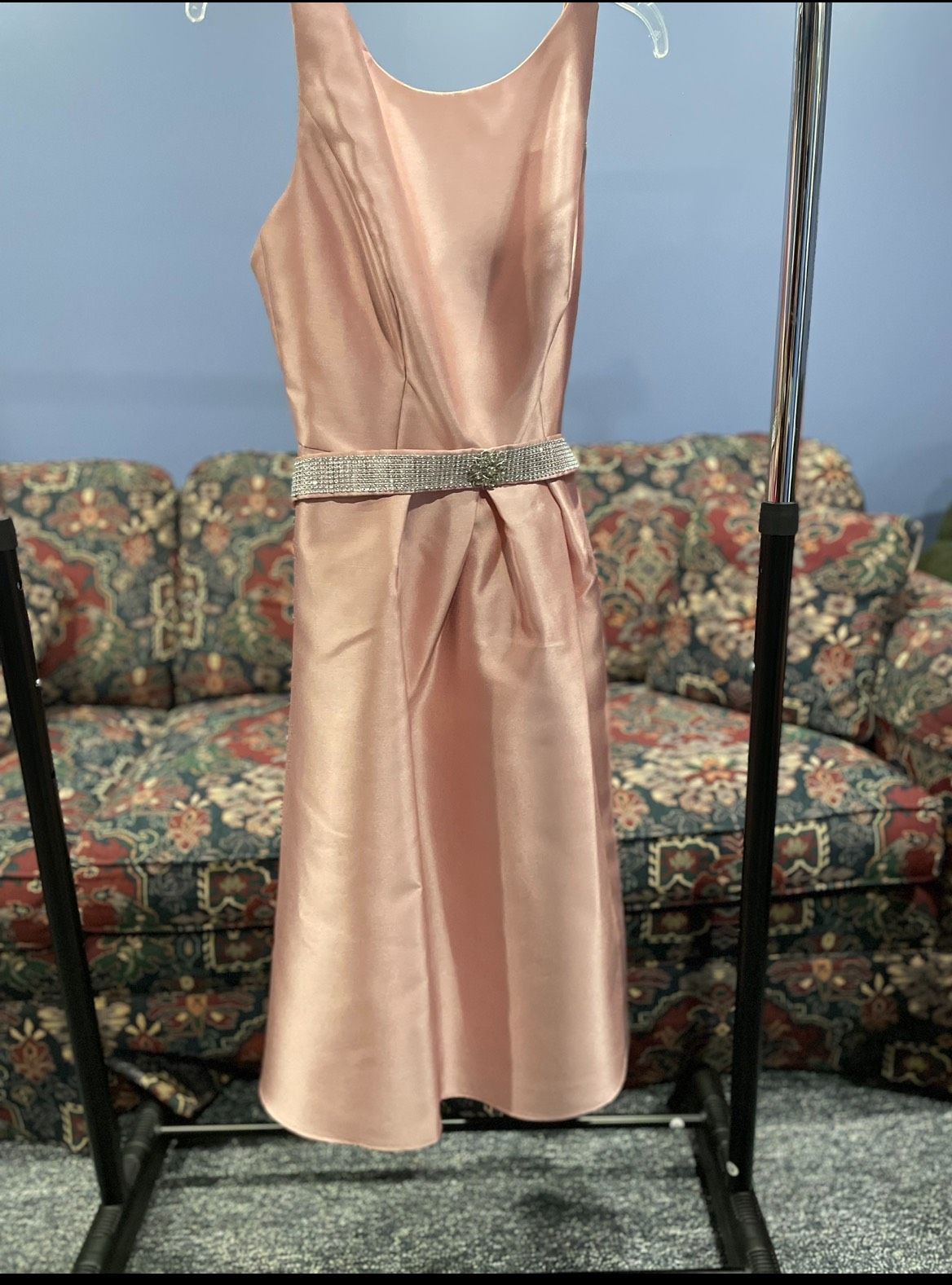 Size 6 Bridesmaid Pink A-line Dress on Queenly