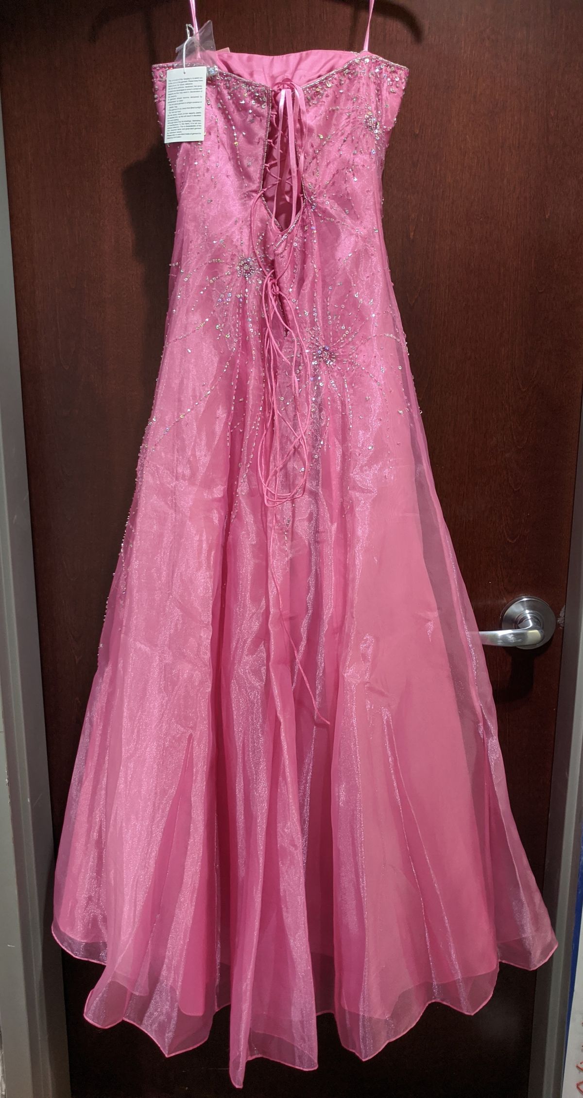 Style 9713 Blush Prom Size 8 Pink A-line Dress on Queenly