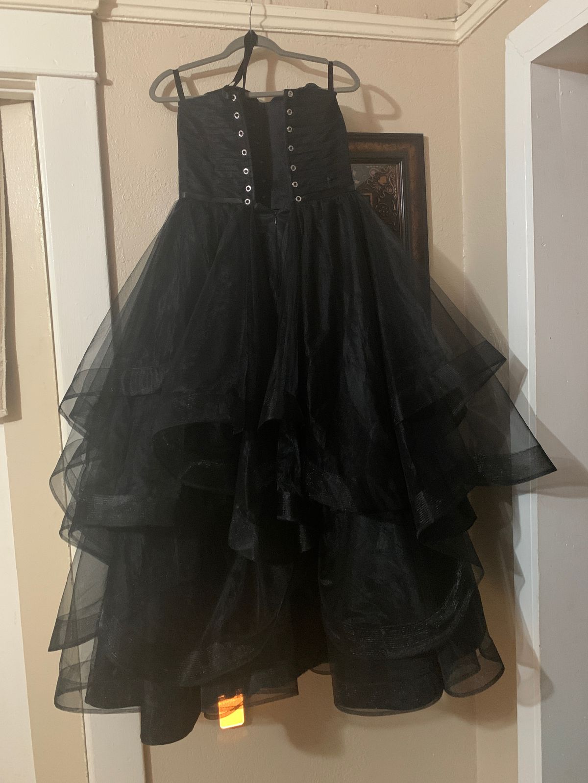 Size 10 Black Ball Gown on Queenly