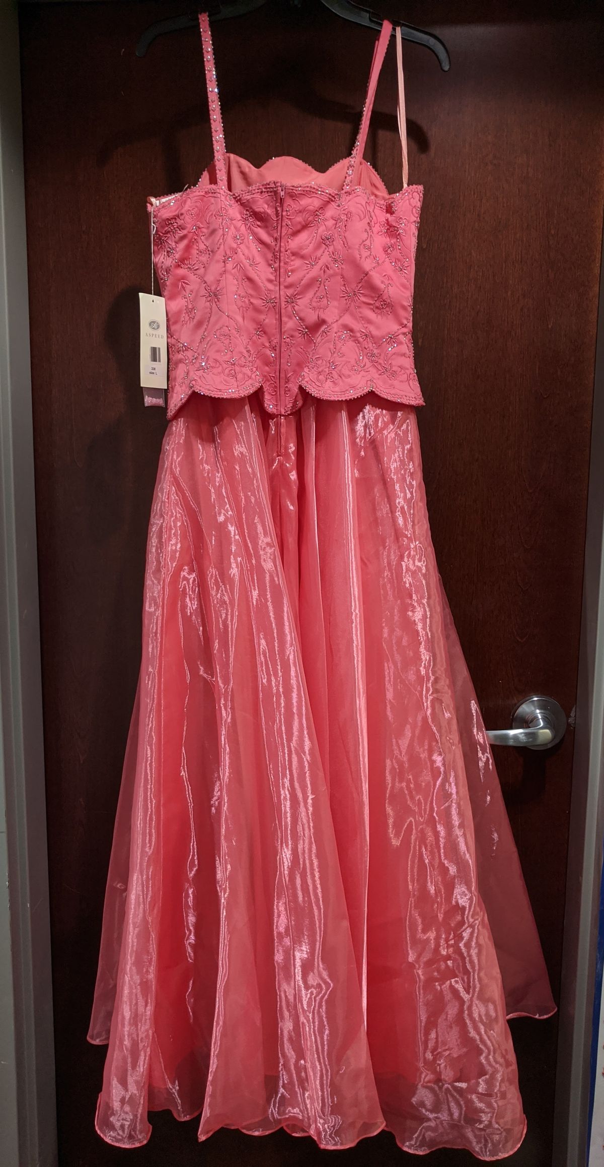 Style 338 Aspeed USA Size 10 Pink A-line Dress on Queenly