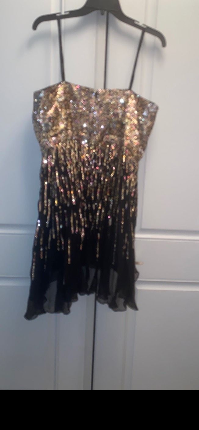Sherri Hill Plus Size 18 Black A-line Dress on Queenly