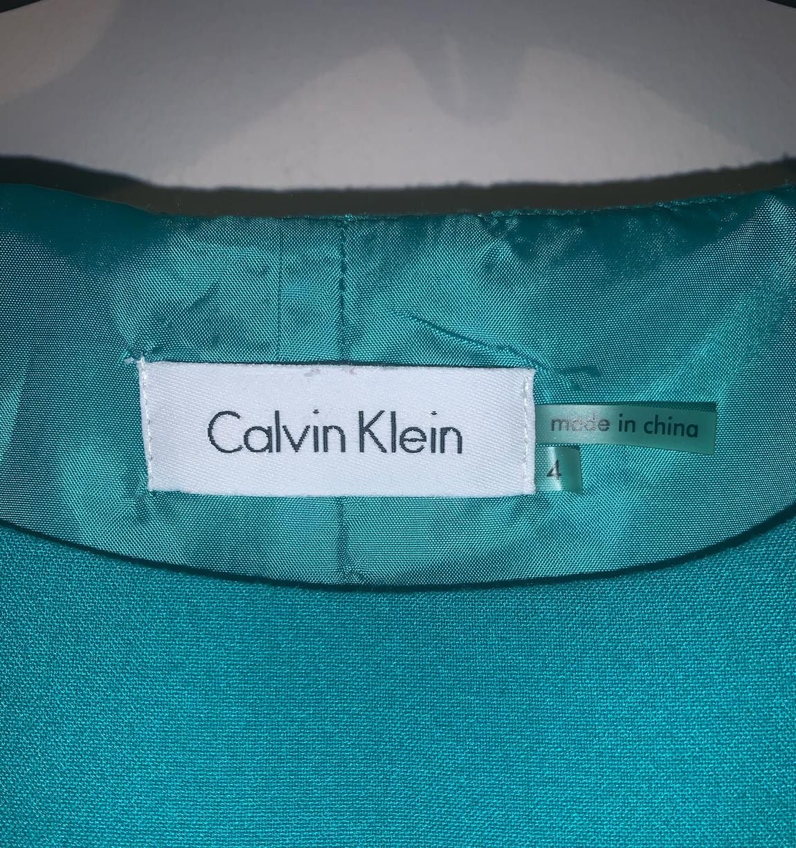 Calvin Klein Size 4 Pageant Interview Green Cocktail Dress on Queenly