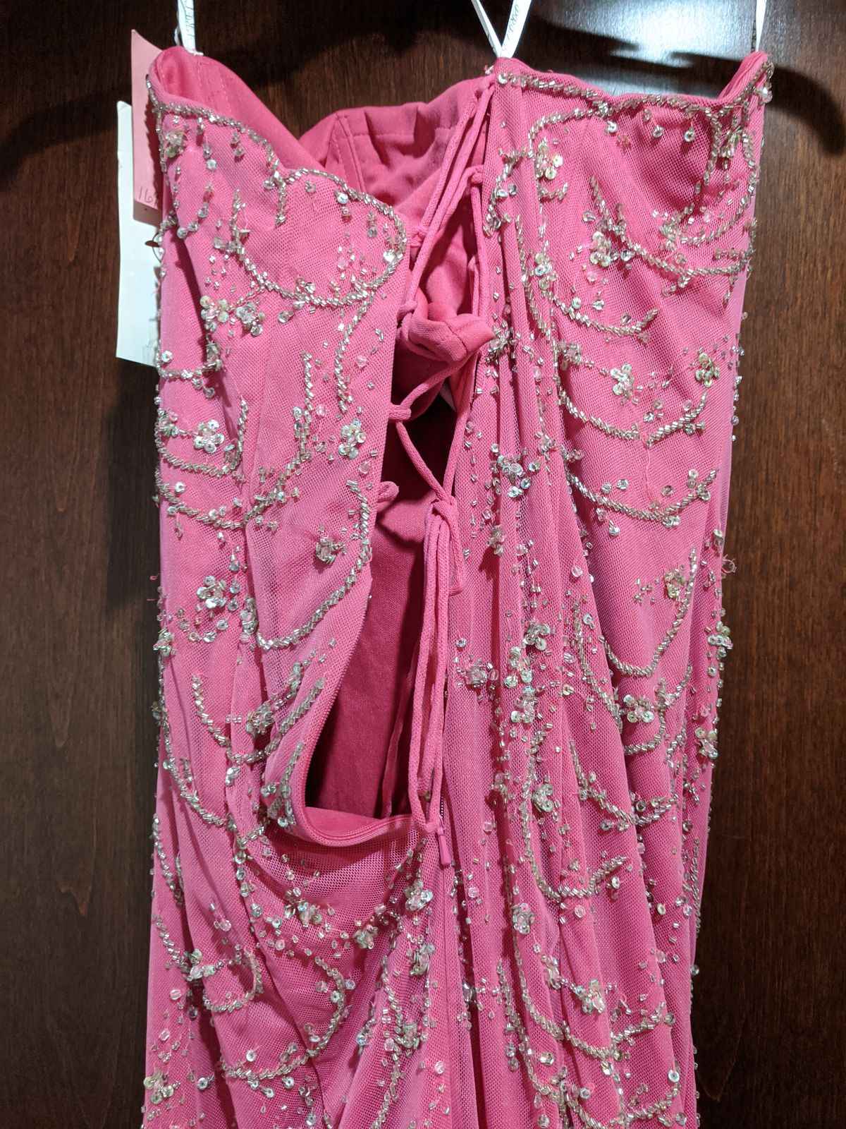 Style P3503 Precious Formals Size 8 Pink Mermaid Dress on Queenly