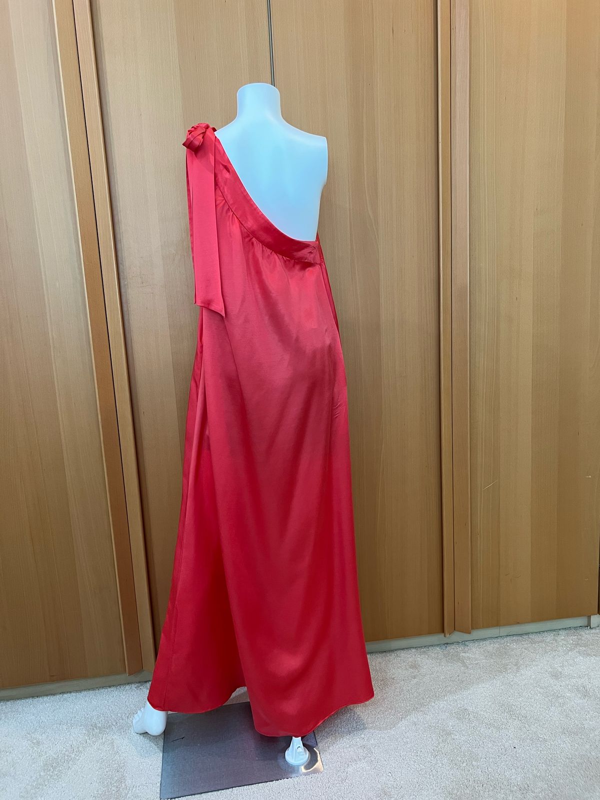 BHLDN x FREE PEOPLE Size 2 One Shoulder Coral Floor Length Maxi on Queenly