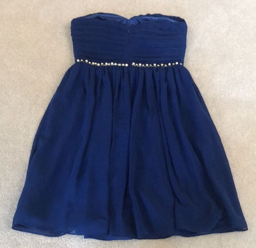 a.drea Size 2 Homecoming Royal Blue A-line Dress on Queenly