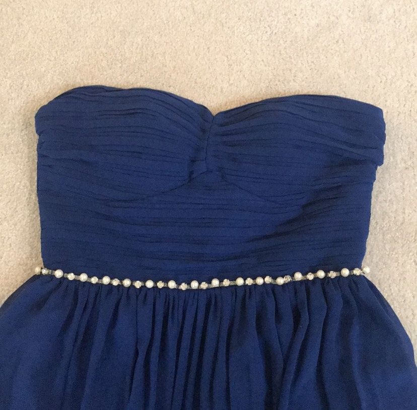 a.drea Size 2 Homecoming Royal Blue A-line Dress on Queenly