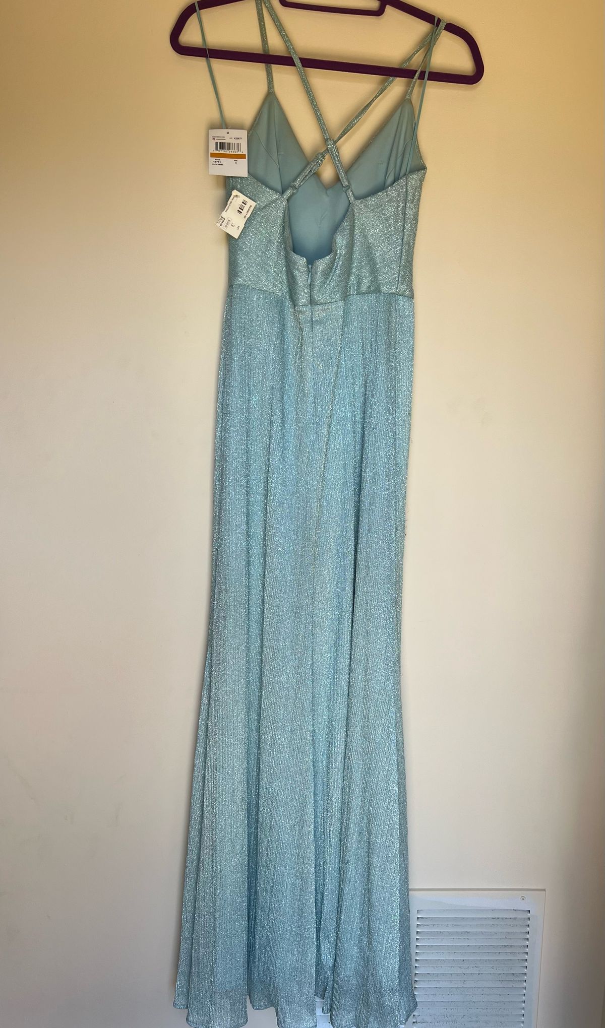 Size 4 Prom Green Floor Length Maxi on Queenly