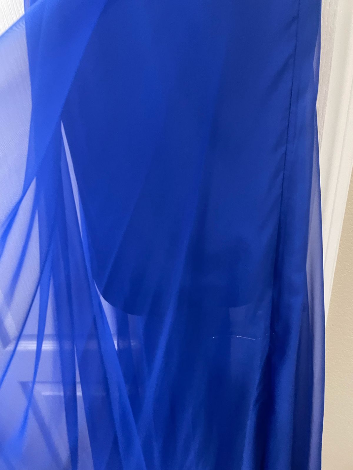 La Femme Size 4 Blue A-line Dress on Queenly