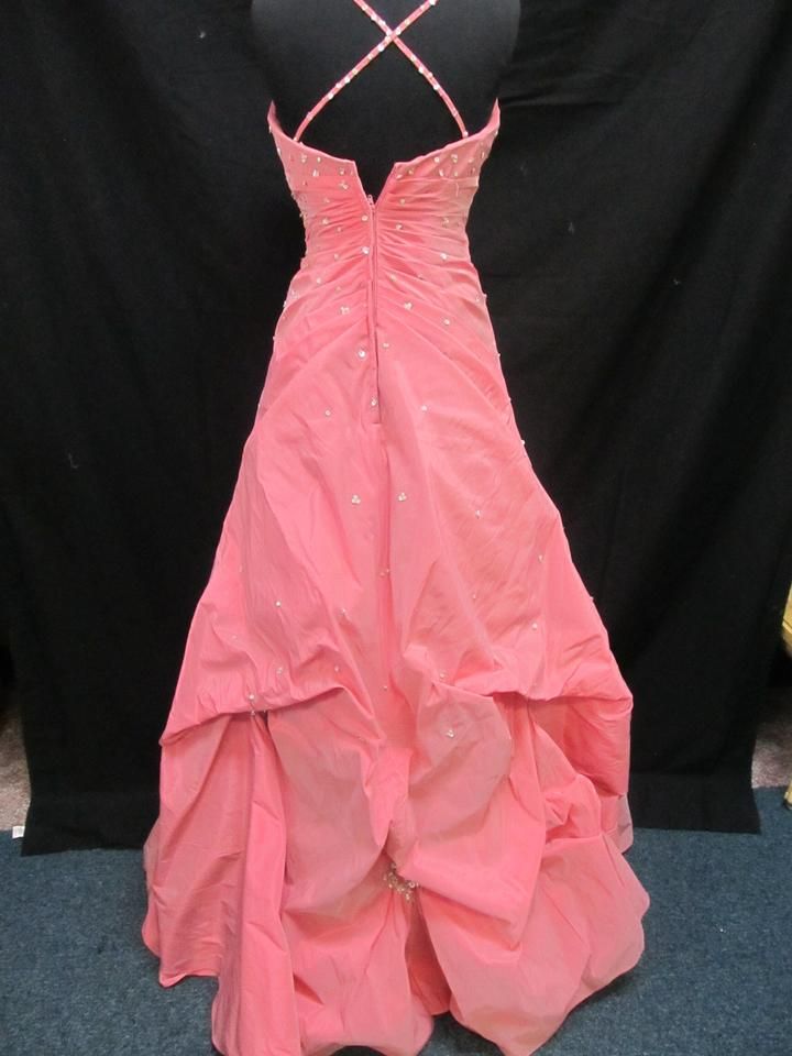 Style p20313 Precious Formals Size 0 Prom Pink Ball Gown on Queenly