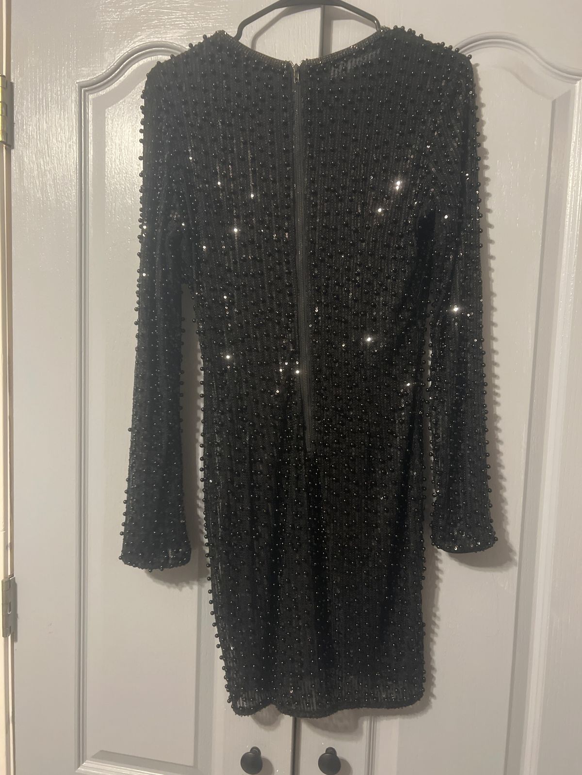 Chic Couture Online Size 6 Homecoming Black Cocktail Dress on Queenly