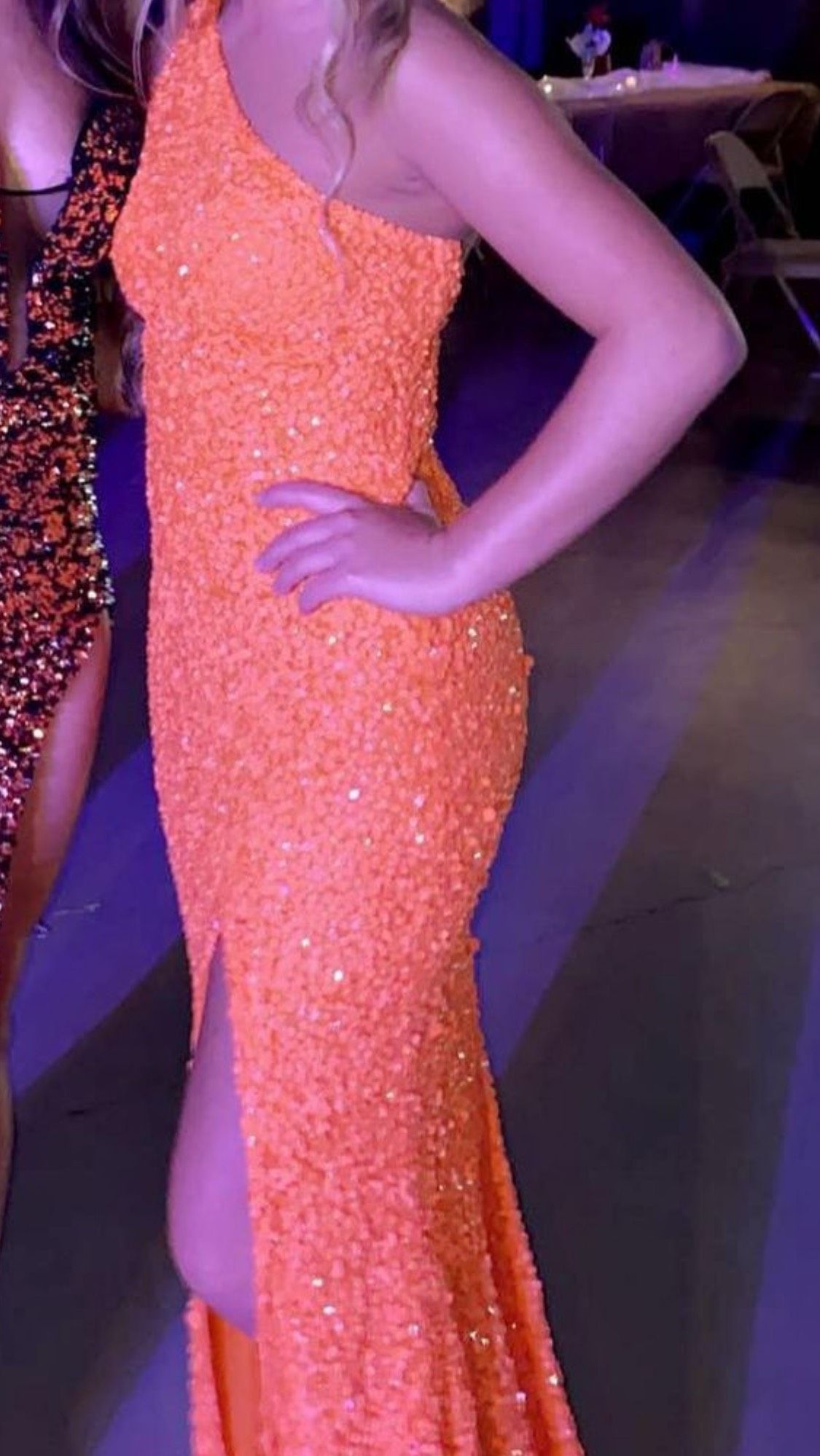 Sherri Hill Size 00 Prom Orange Mermaid Dress on Queenly