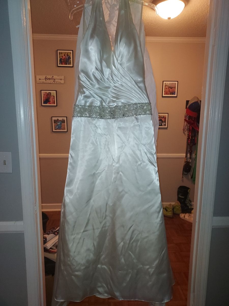 Galina Signature Size 10 Nude Floor Length Maxi on Queenly