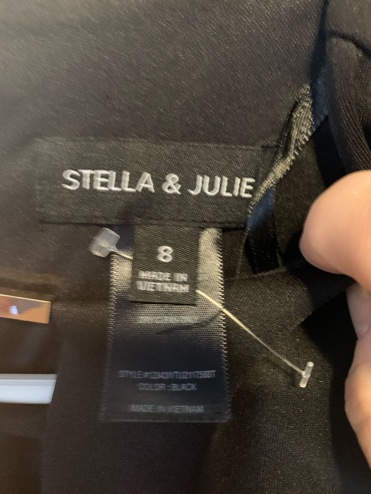 Stella & Julia Size 8 Wedding Guest Black Cocktail Dress on Queenly