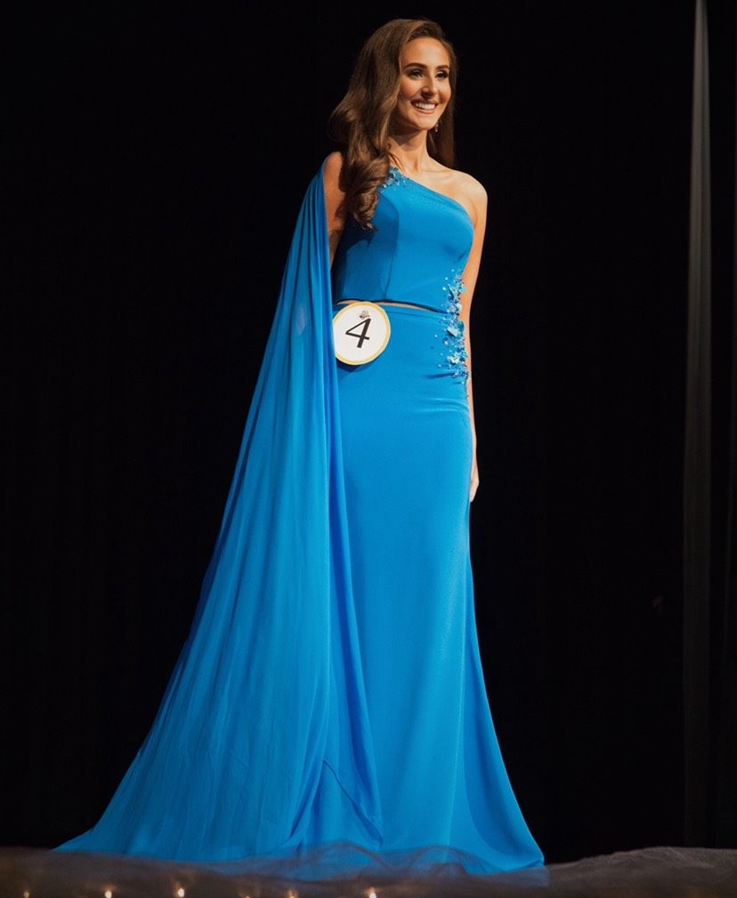 Gregory Ellenburg Size 2 Pageant Blue Floor Length Maxi on Queenly