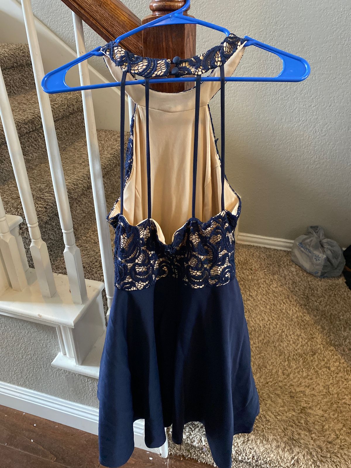 B. Darlin Girls Size 10 Blue A-line Dress on Queenly