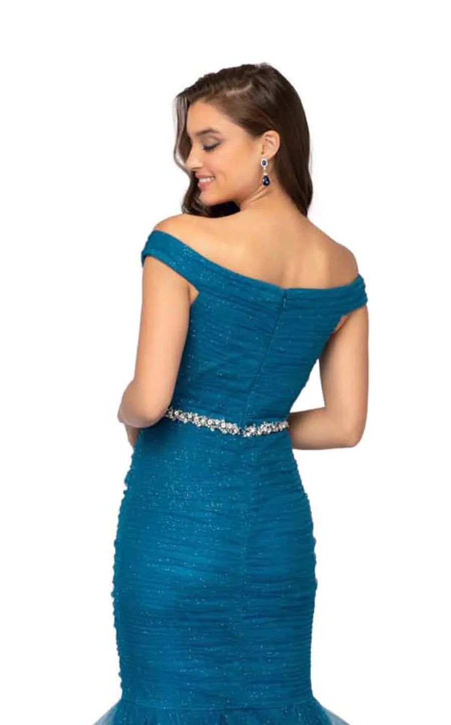 Terani Couture Size 0 Prom Blue Mermaid Dress on Queenly