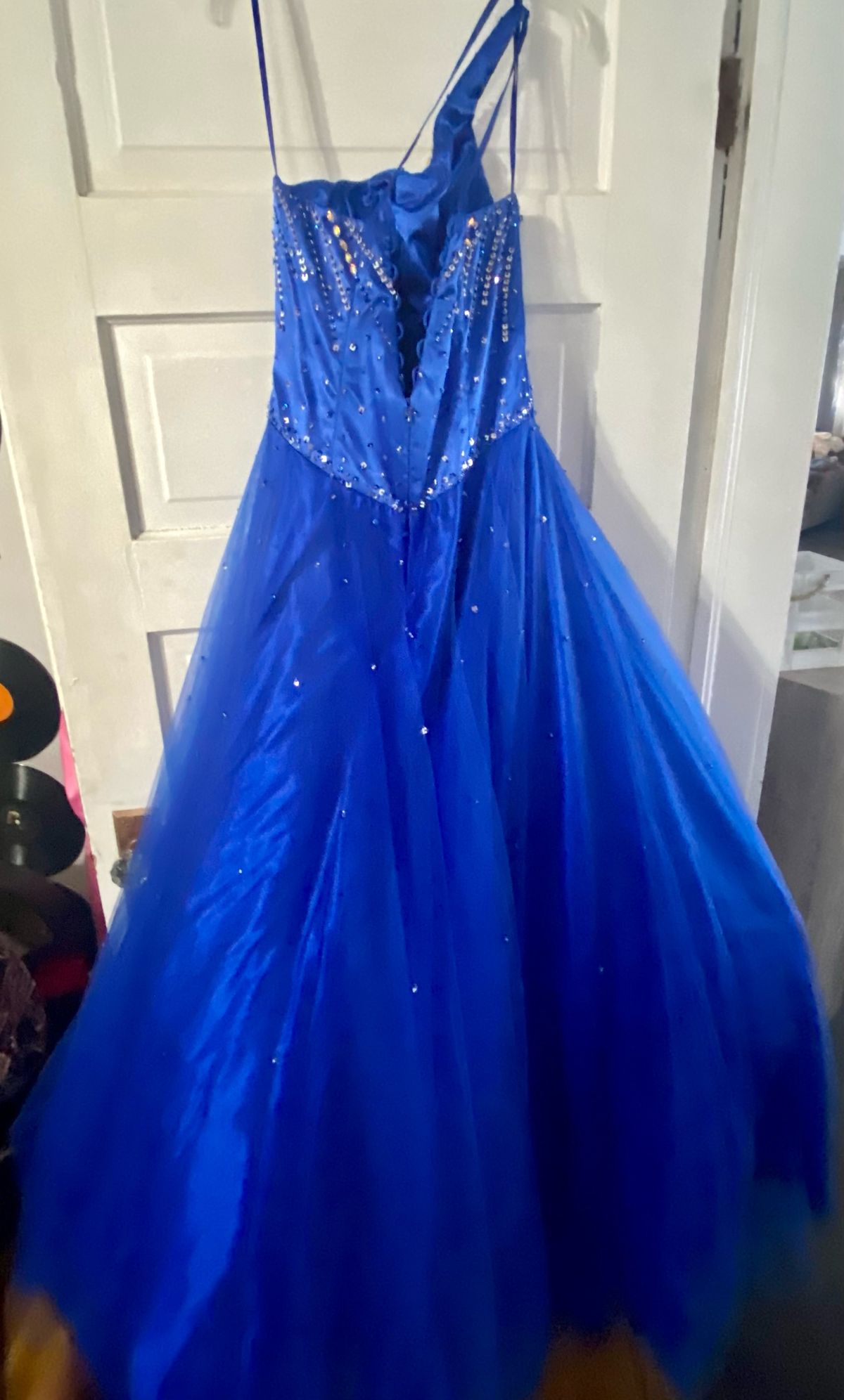Jolene Size 6 Prom Blue Ball Gown on Queenly