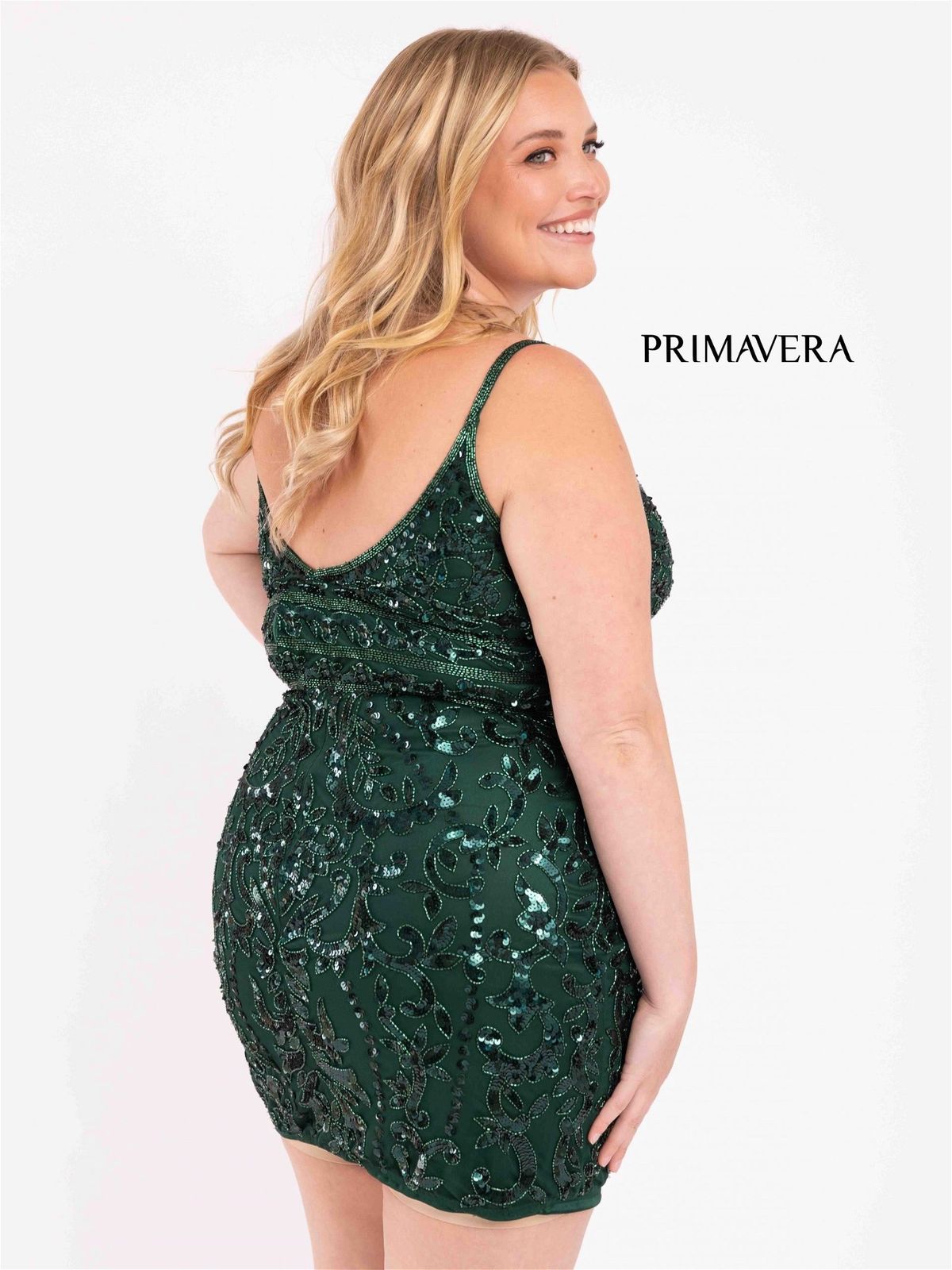 Style Tanya Primavera Plus Size 16 Emerald Green Cocktail Dress on Queenly