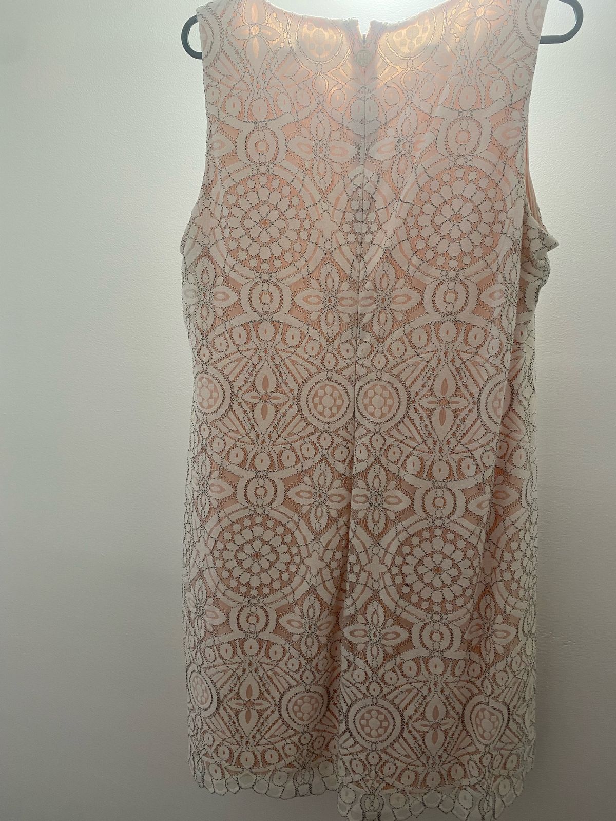 Size 14 Homecoming Nude Floor Length Maxi on Queenly