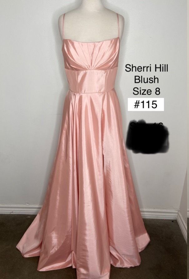 Sherri Hill Size 8 Pink Ball Gown on Queenly