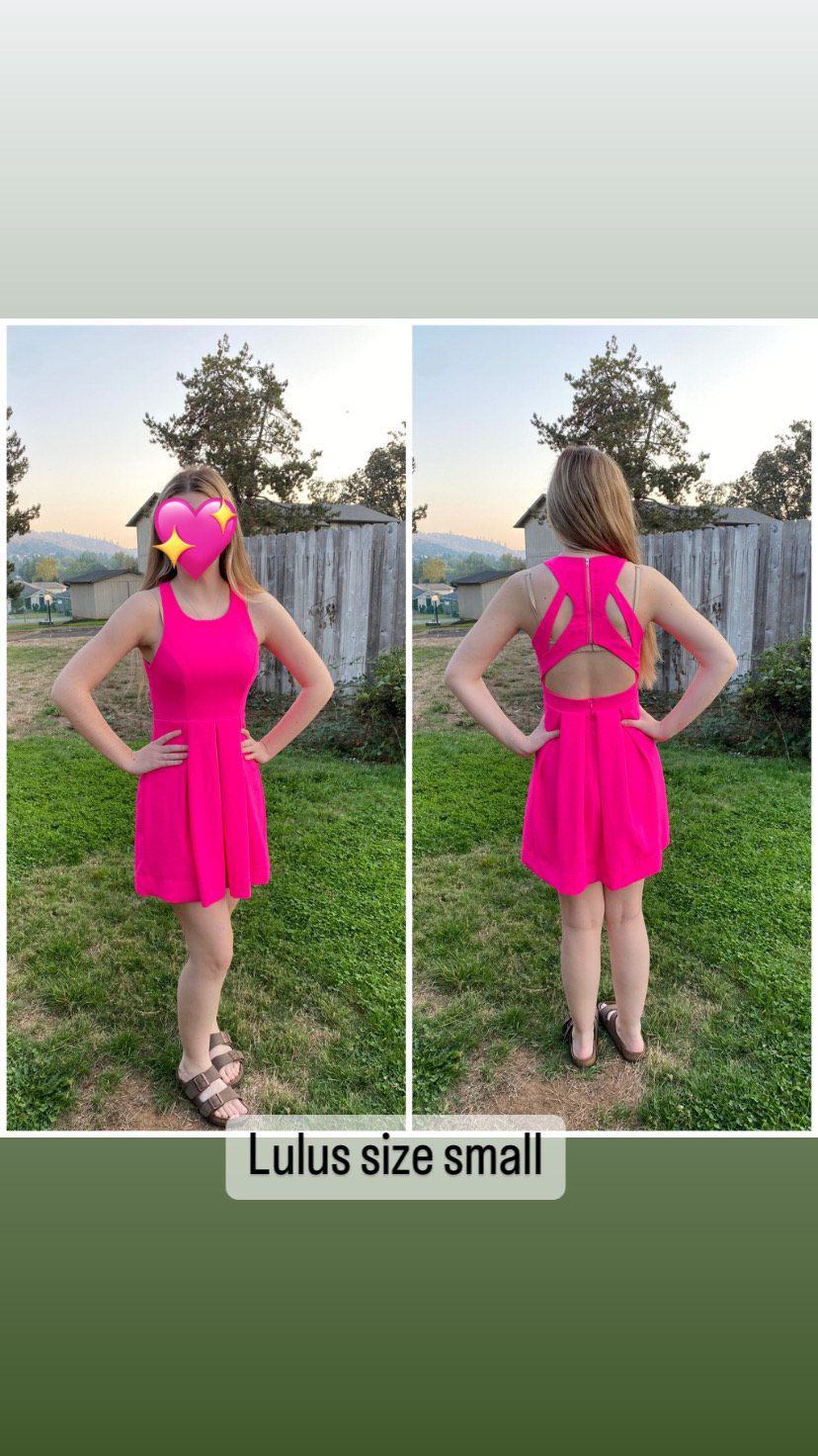 Lulus Size 4 Pink Cocktail Dress on Queenly