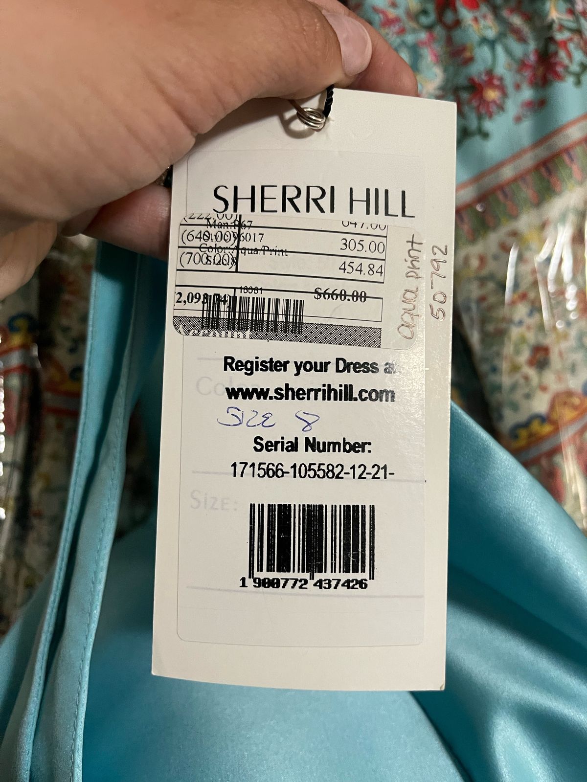 Sherri Hill Size 8 Prom Multicolor Ball Gown on Queenly