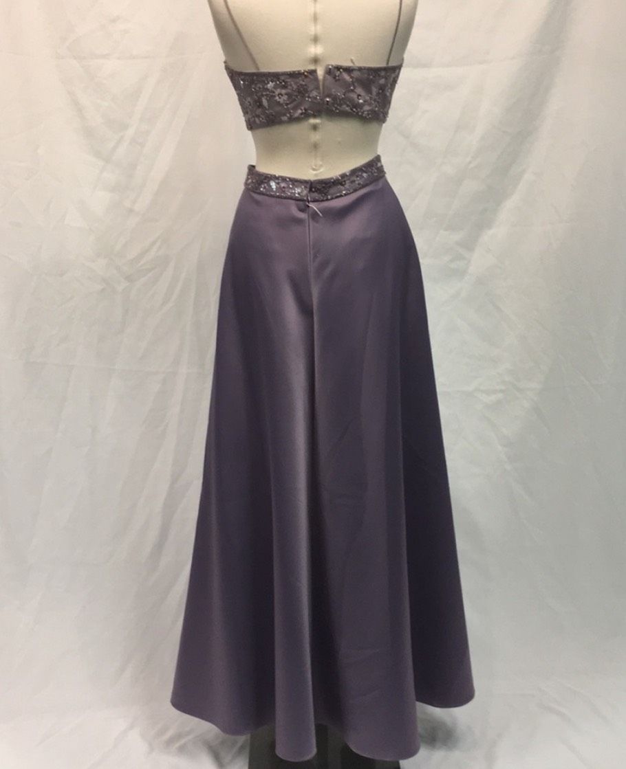 Claire’s Collection Size 10 Prom Purple Floor Length Maxi on Queenly