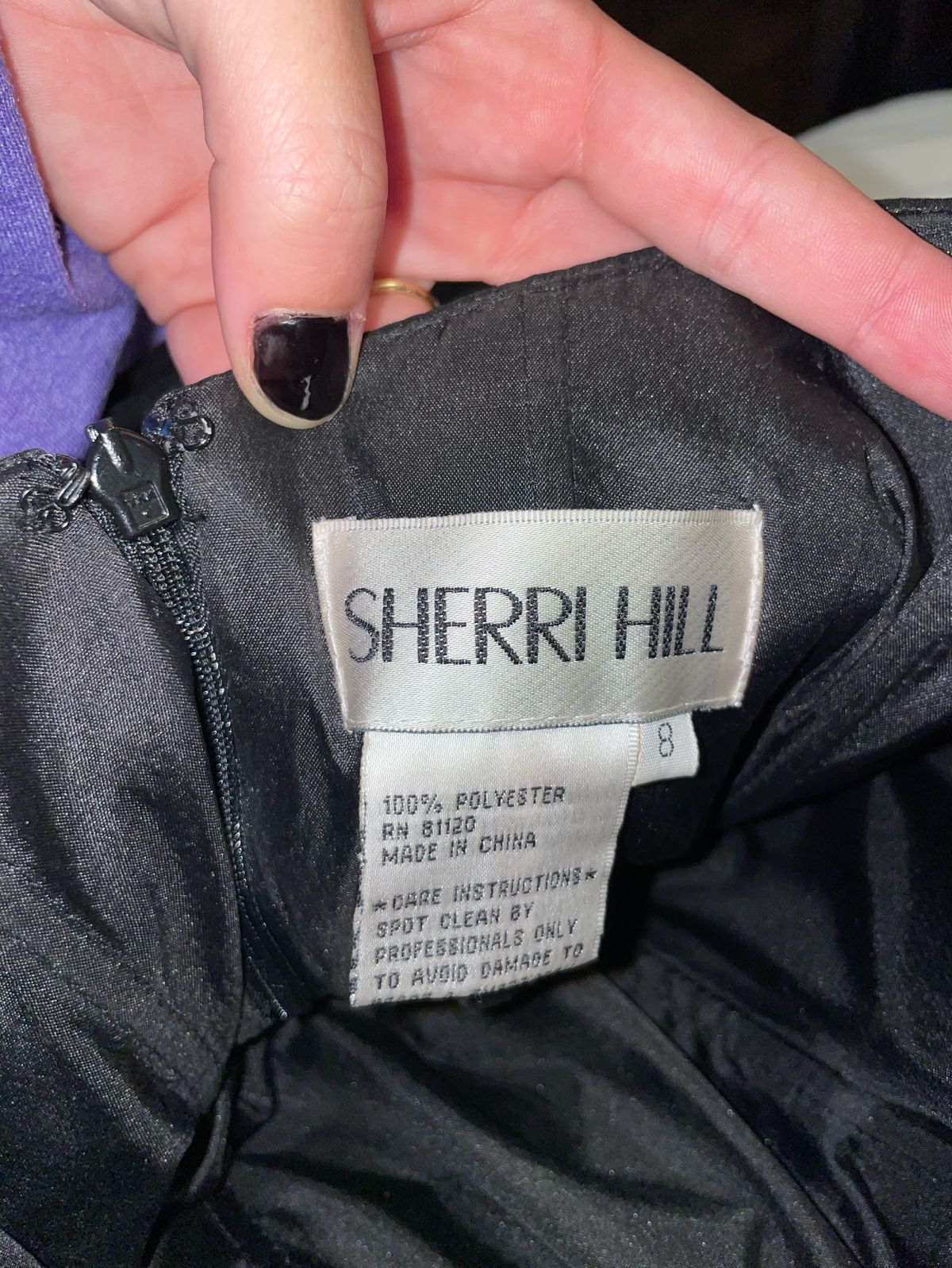 Sherri Hill Size 8 Prom Black Ball Gown on Queenly