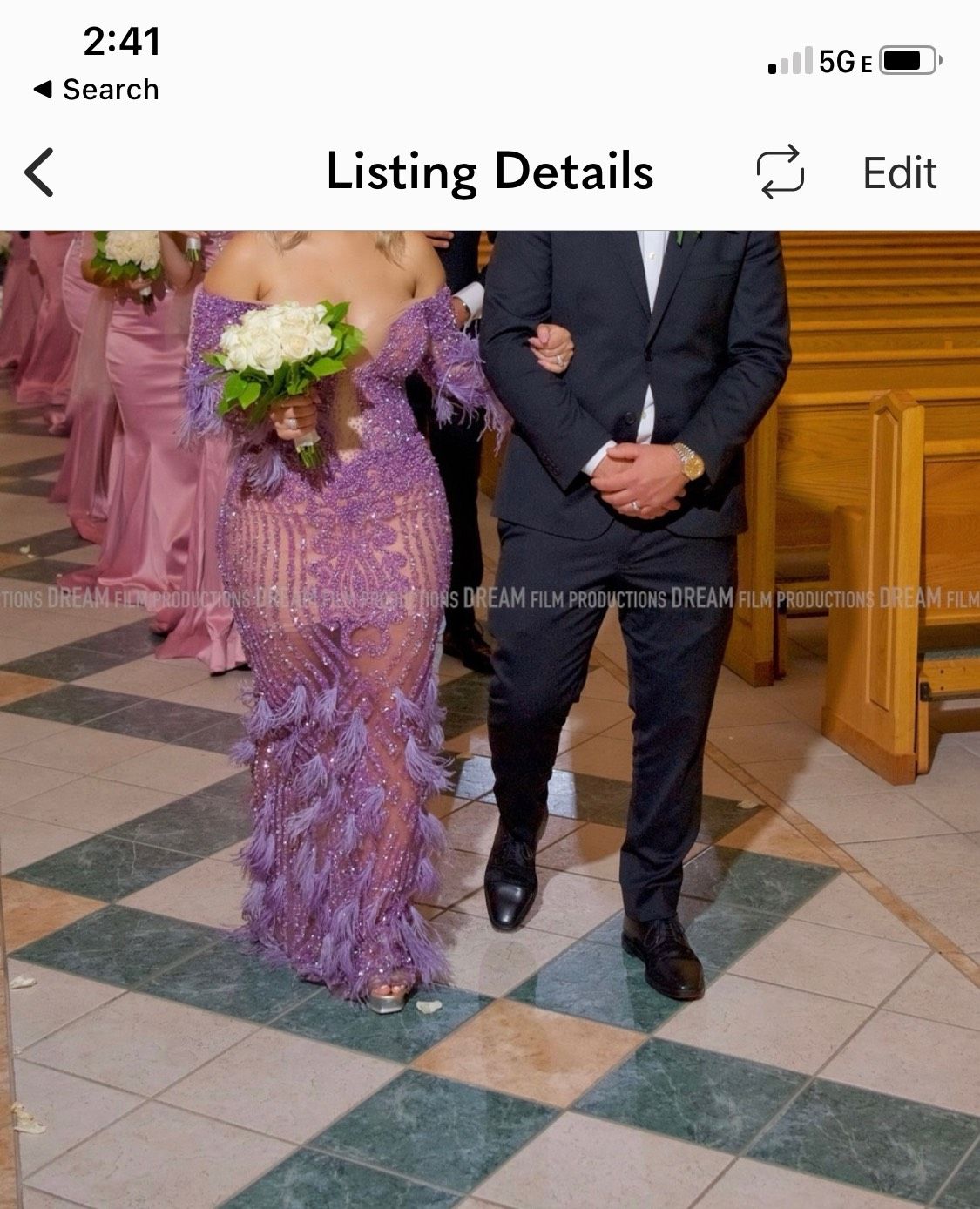 Valdrin Sahiti Size 8 Prom Purple Mermaid Dress on Queenly