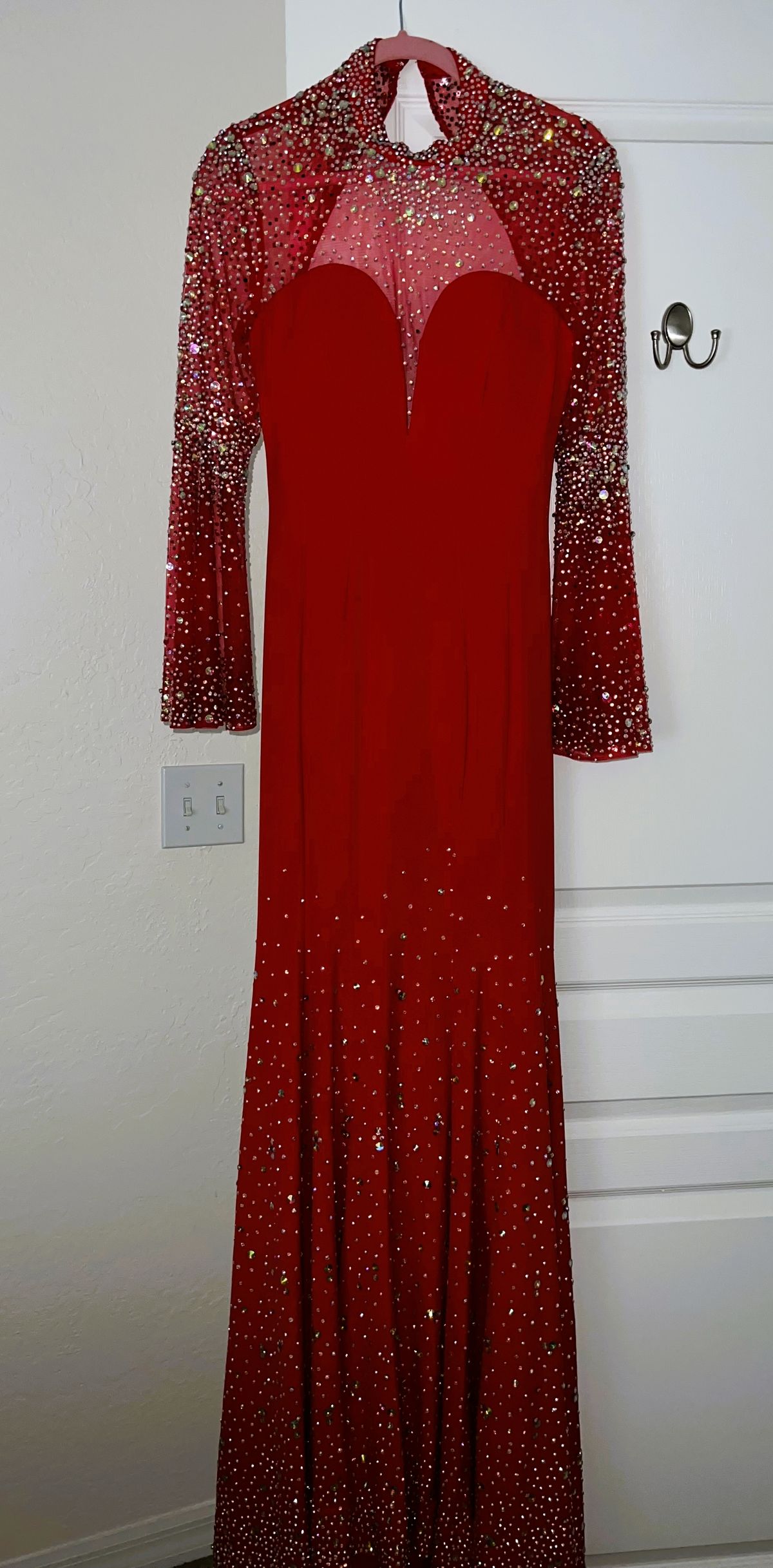 Panoply Size 4 Red Mermaid Dress on Queenly