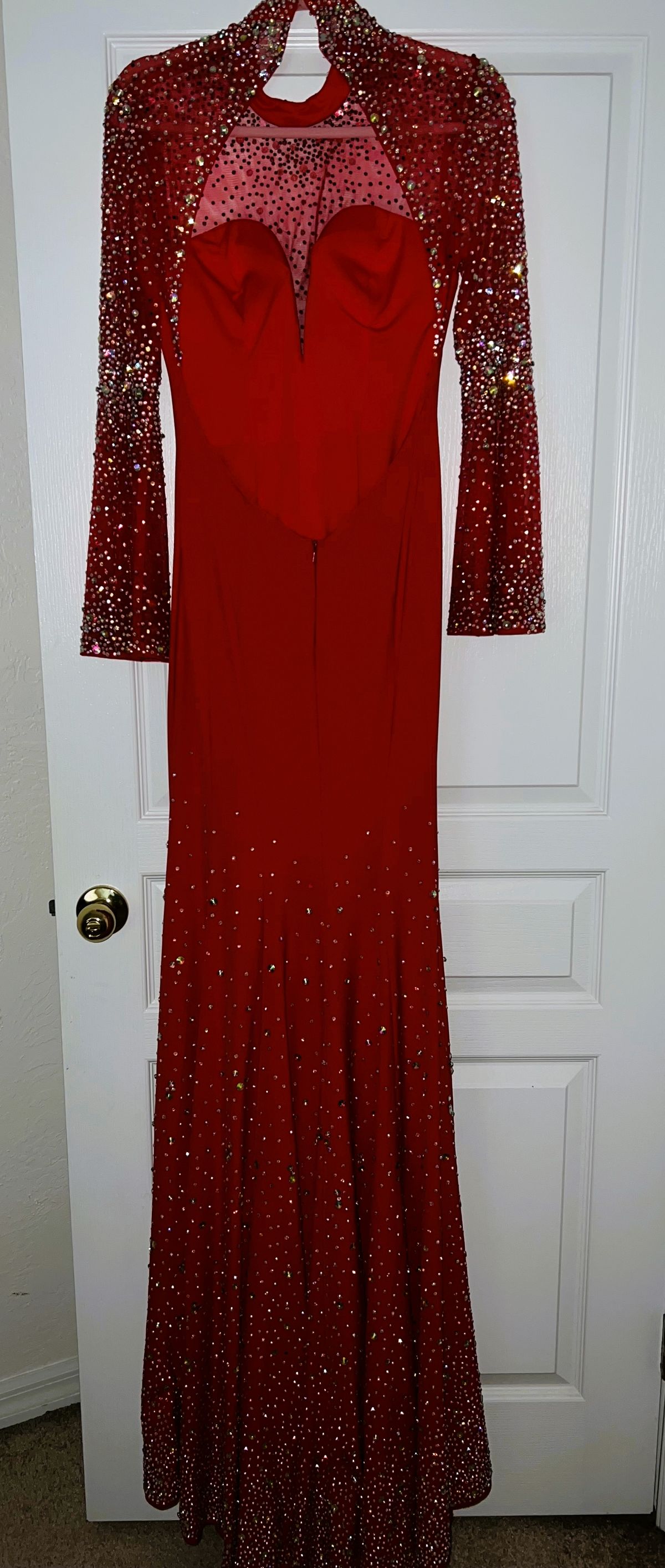 Panoply Size 4 Red Mermaid Dress on Queenly
