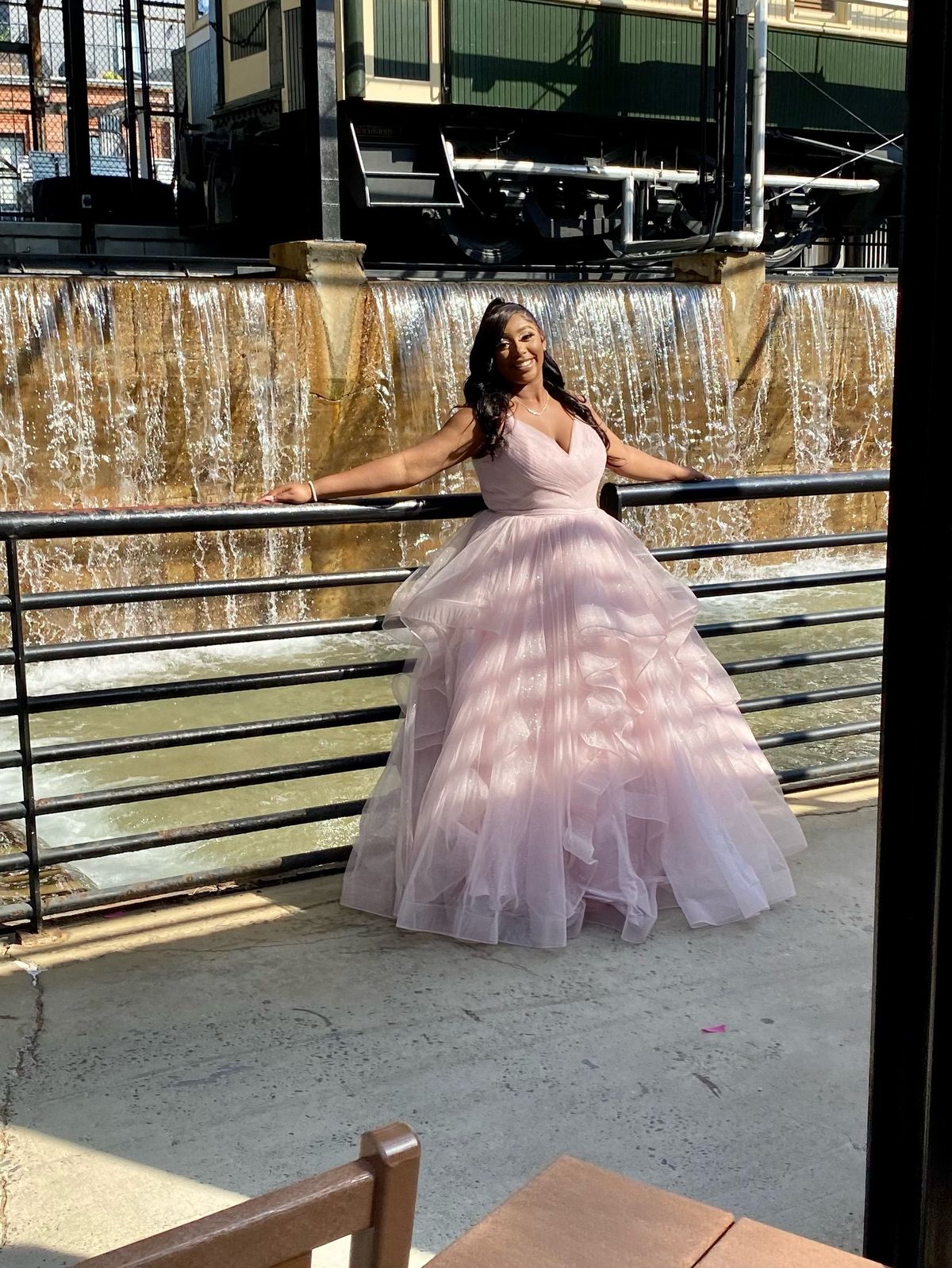 Sherri Hill Plus Size 16 Prom Pink Ball Gown on Queenly