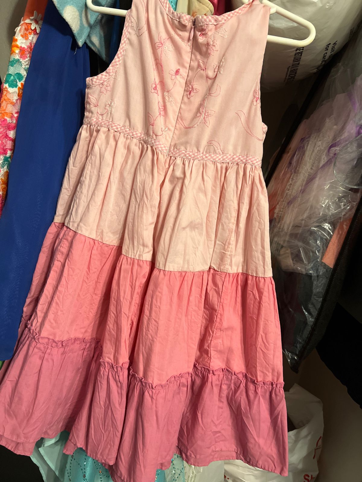 Sweet Girls Size 6 Pink A-line Dress on Queenly