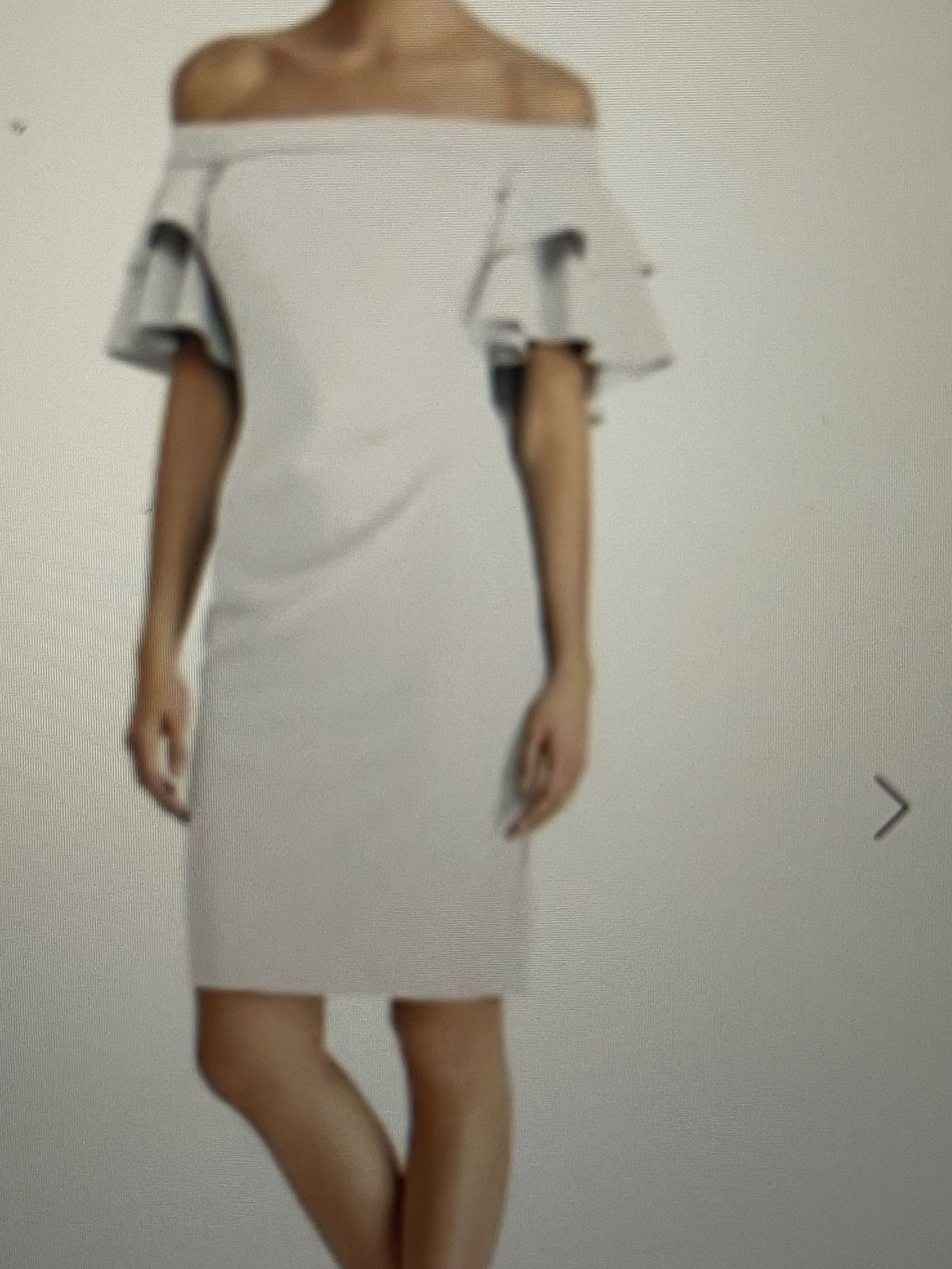 Calvin Klein Size 4 Homecoming White Cocktail Dress on Queenly