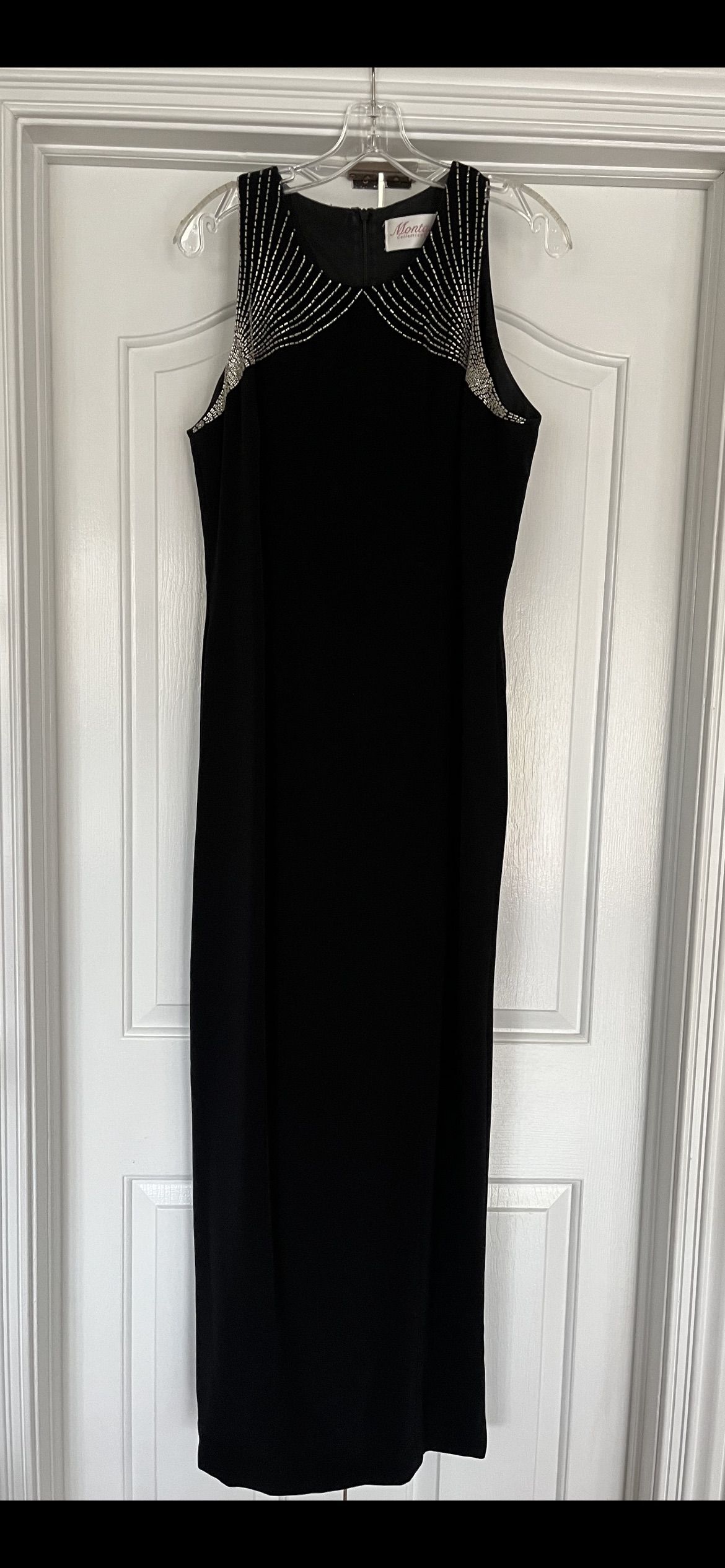 Montage Collection by Mon Chiri Size 12 Prom Black Floor Length Maxi on Queenly