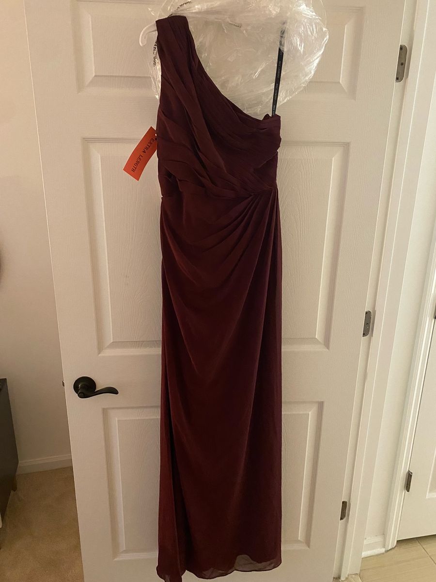 Bill Levkoff Size 14 Red A-line Dress on Queenly