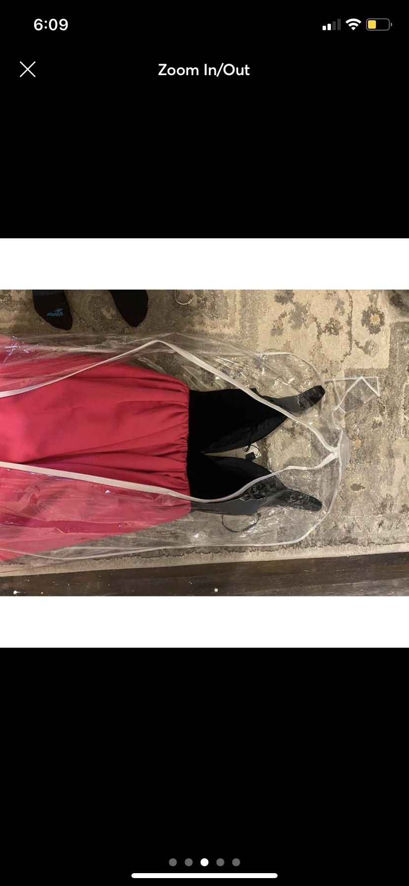 Mac Duggal Size 12 Prom Velvet Pink Dress With Train on Queenly