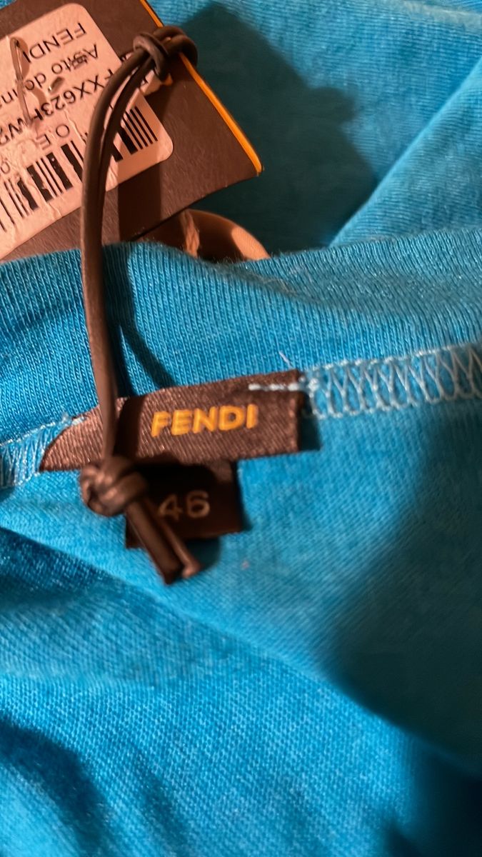 Fendi Size 10 Blue Cocktail Dress on Queenly
