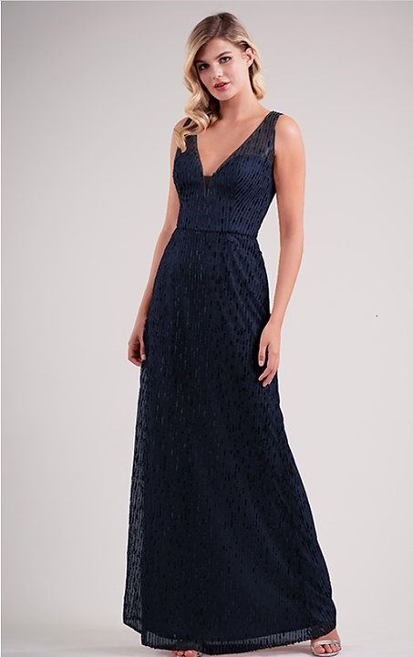 Style L224011 Jasmine Belsoie Plus Size 18 Sequined Blue Floor Length Maxi on Queenly