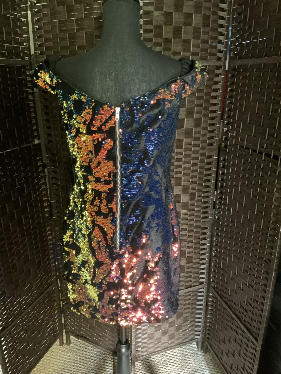 Alyce Paris Size 10 Homecoming Multicolor Cocktail Dress on Queenly