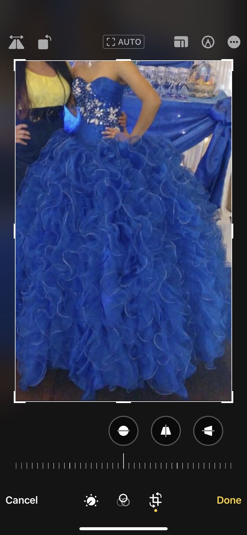 Primavera Size 2 Prom Blue Ball Gown on Queenly