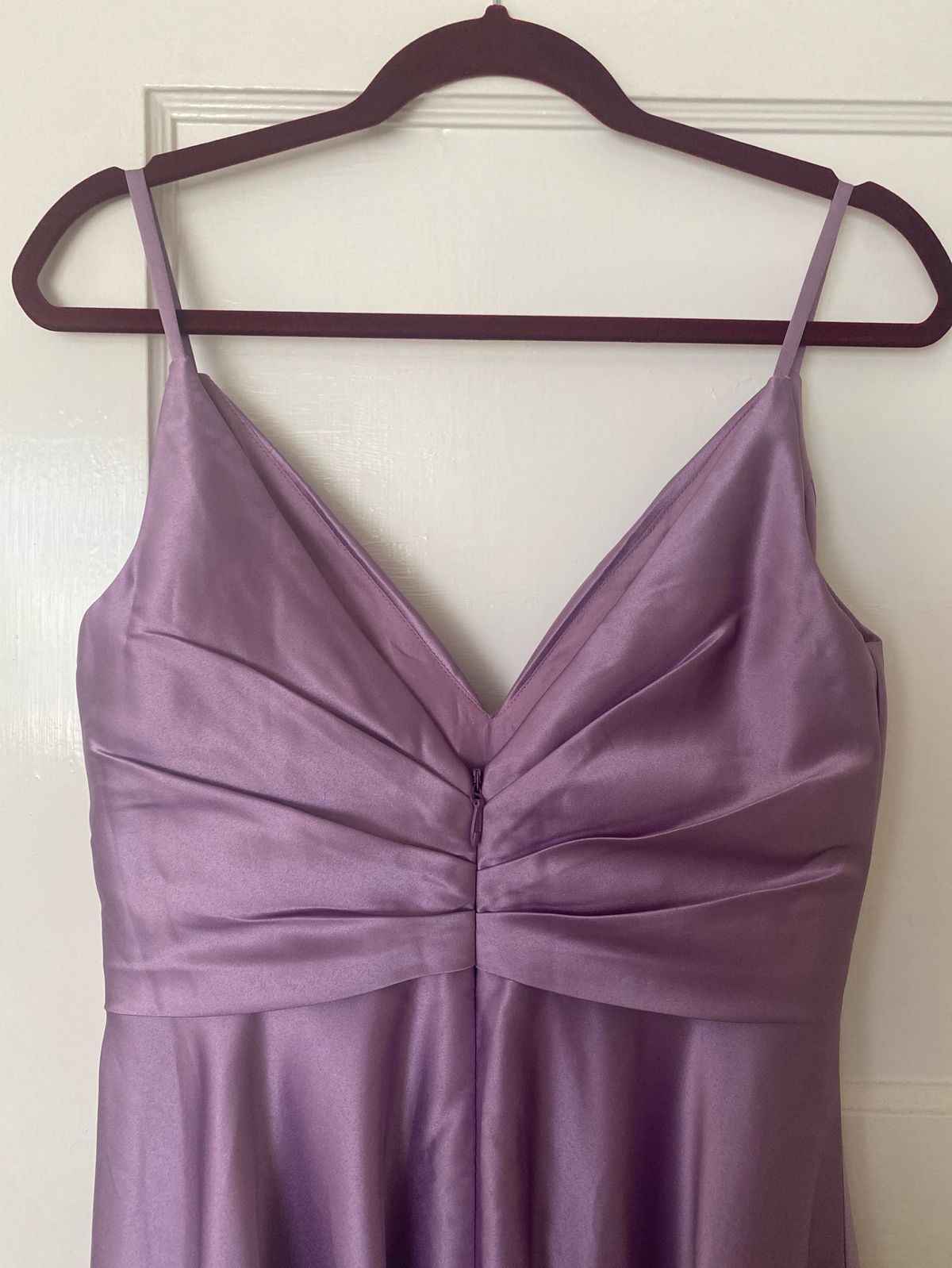 JJ’s House Size 8 Bridesmaid Purple A-line Dress on Queenly