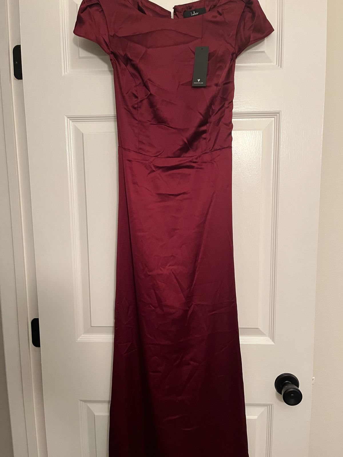 Lulus Size 6 Bridesmaid Red A-line Dress on Queenly