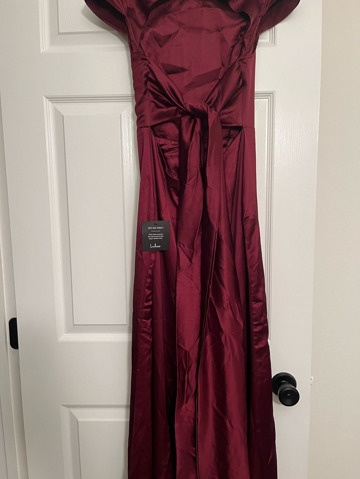 Lulus Size 6 Bridesmaid Red A-line Dress on Queenly