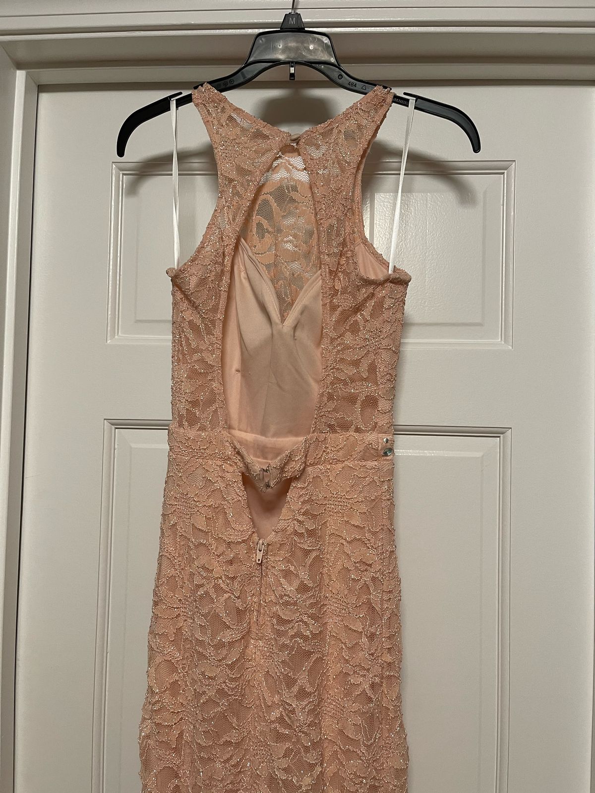 Size 4 Prom Nude Mermaid Dress on Queenly