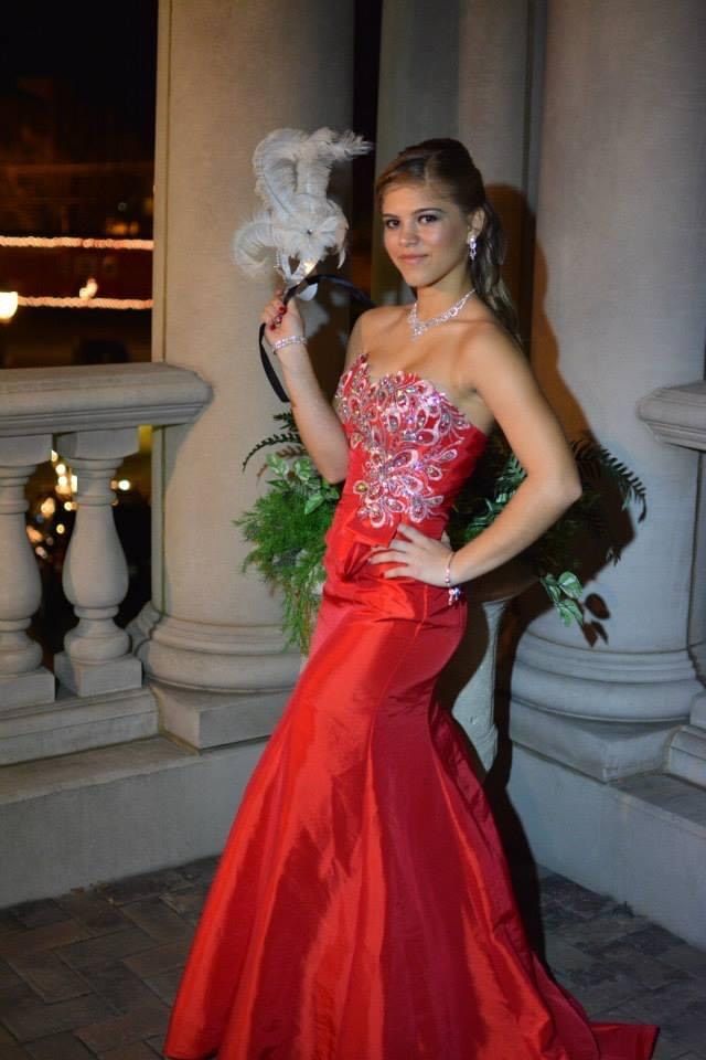 Night Moves Size 2 Prom Red Mermaid Dress on Queenly