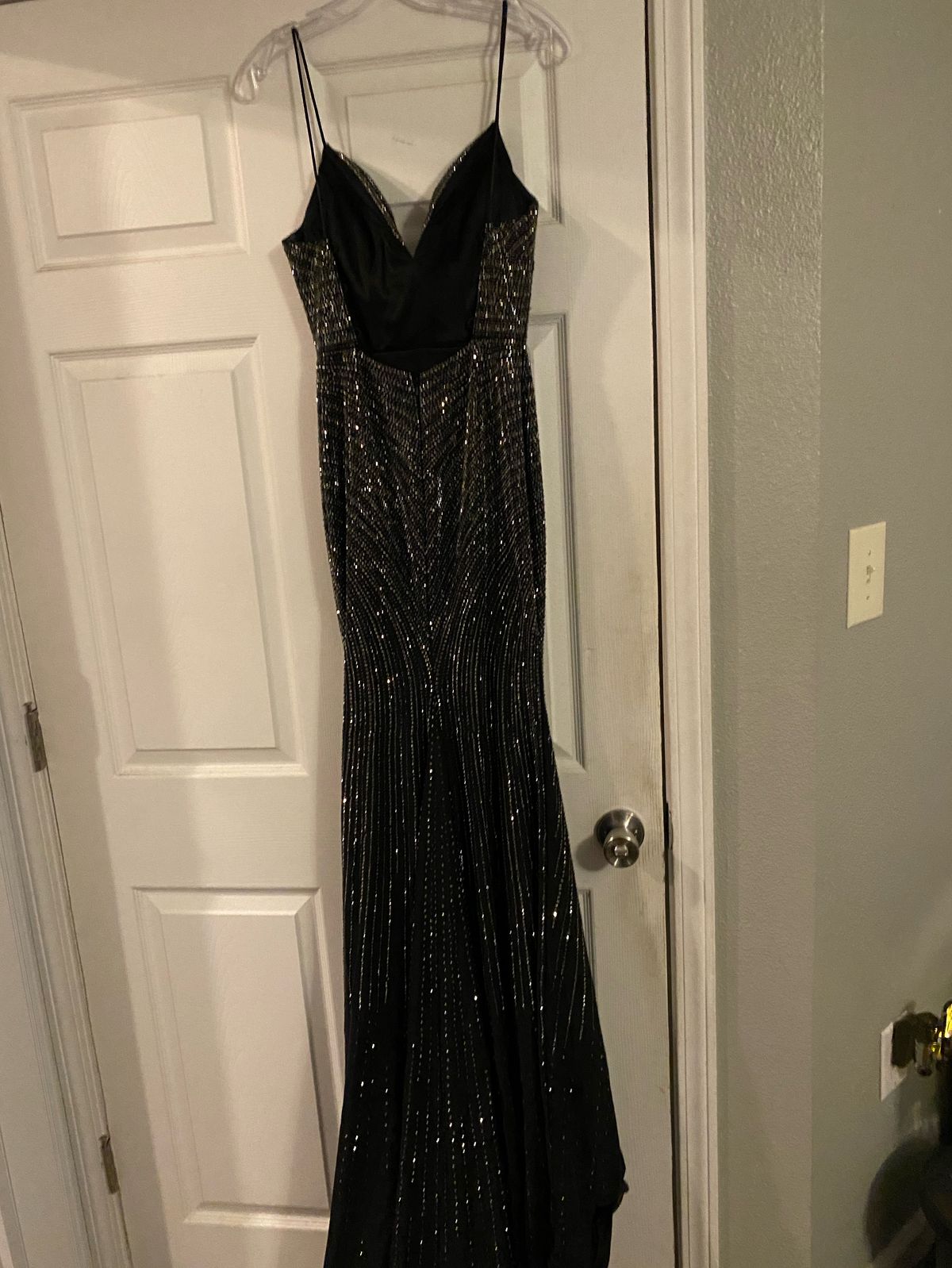 Size 00 Prom Black Floor Length Maxi on Queenly