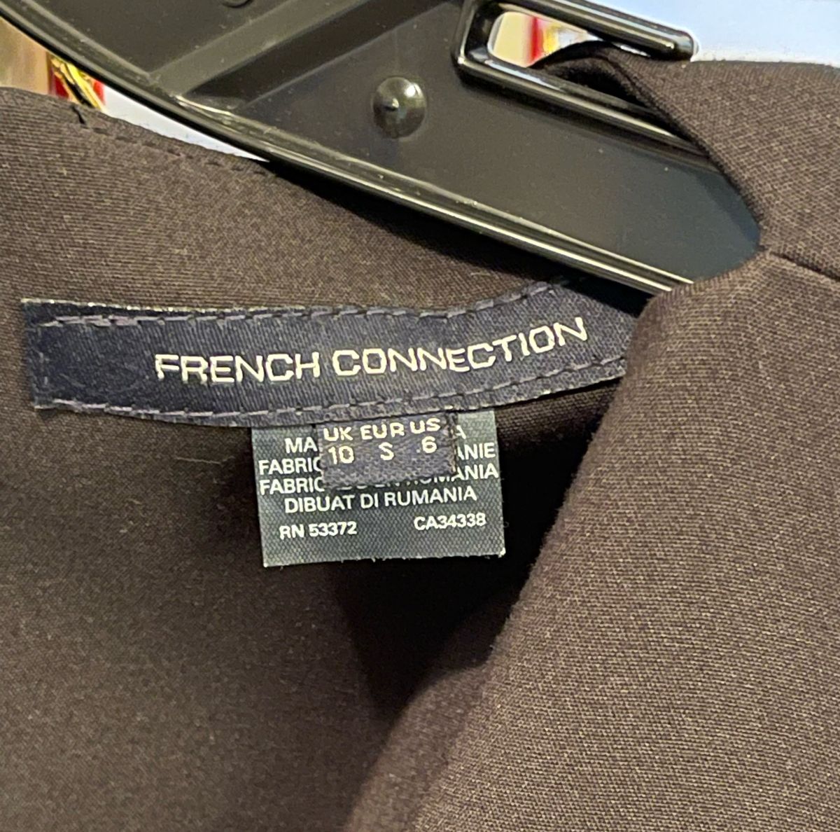 French Connection Size 6 Prom Black Cocktail Dress on Queenly